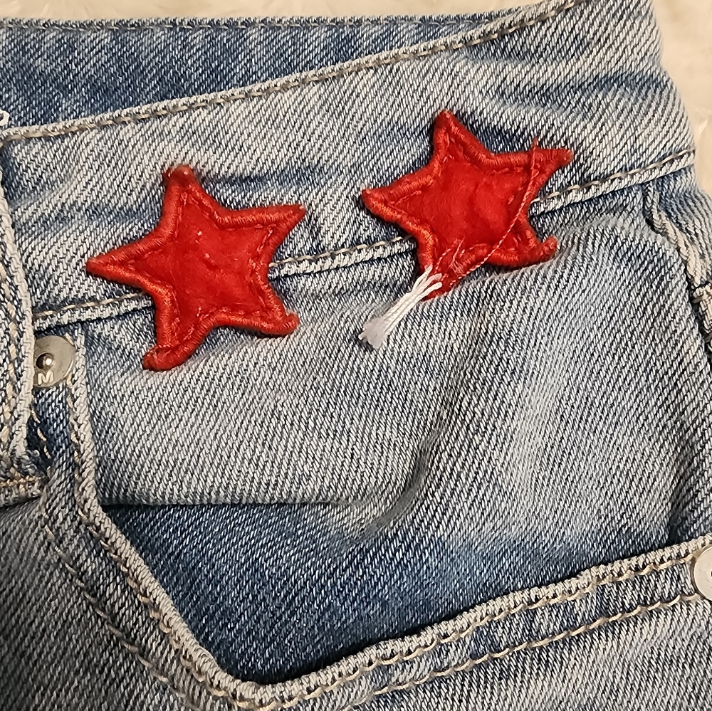 Adorable Repurposed Jean Shorts - Picture 7 of 10